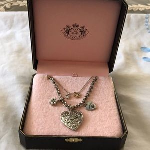 Juicy couture layered necklace
